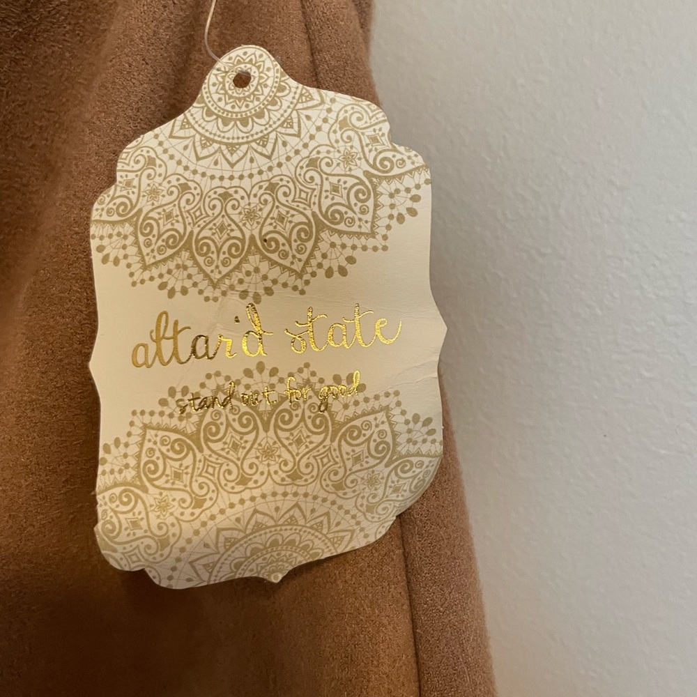 Altars State Camel Suede Skirt - Picture 5 of 5